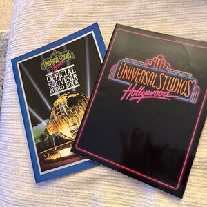 Universal Studios Souvenir Photo Books Set (1991 Florida) (1988 California)